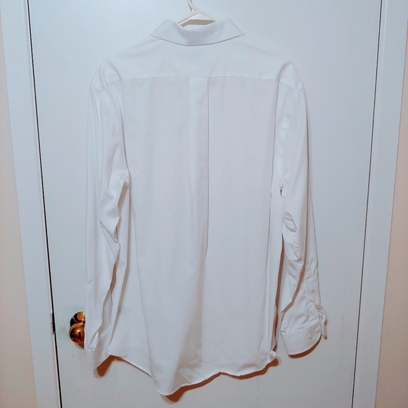 GEORGE Mens All White Large Long Sleeves Shirt - Picture 2 of 3